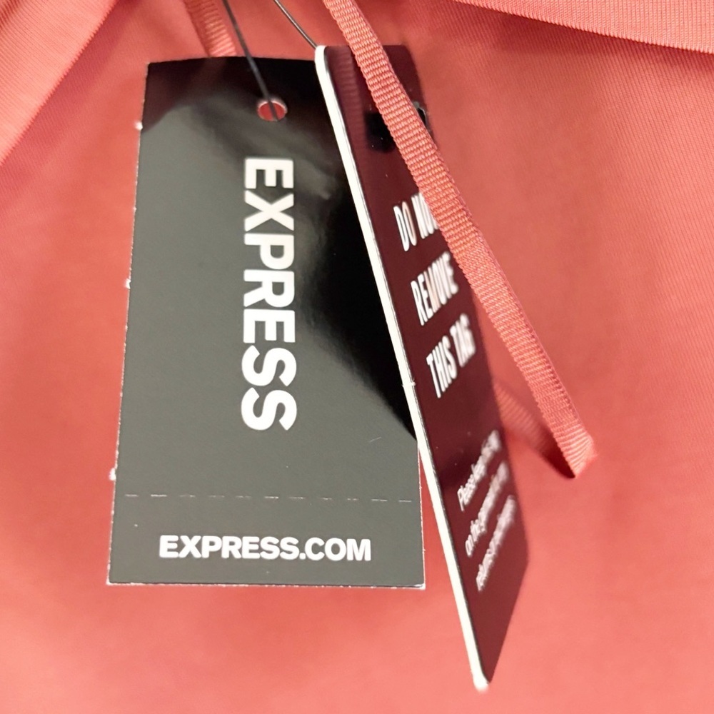 New EXPRESS Women’s Red Contour Body Suit Thong Ruched Padded Bust Size Small - Picture 4 of 9